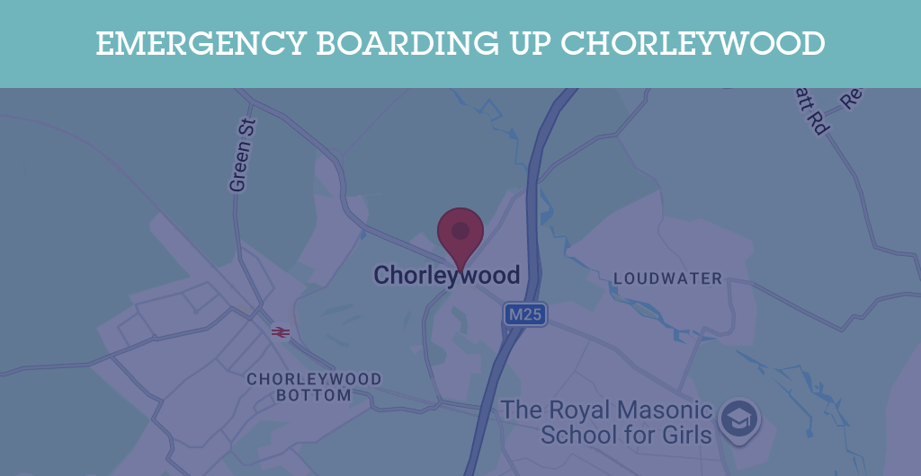 Emergency Boarding Up Services in Chorleywood - WD3