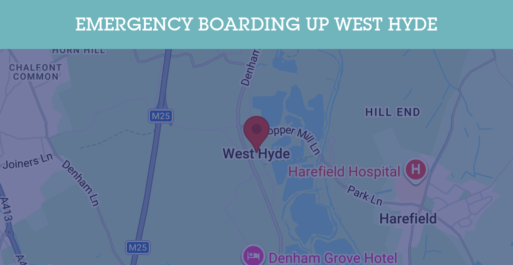 Emergency Boarding Up Services in West Hyde - WD3